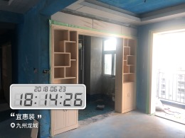 【木工验收】恭喜九州龙城胡姐新房木工验收合格！