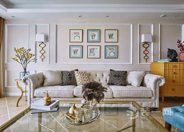 热情大方又浪漫 金华180平米简约美式风格装修案例